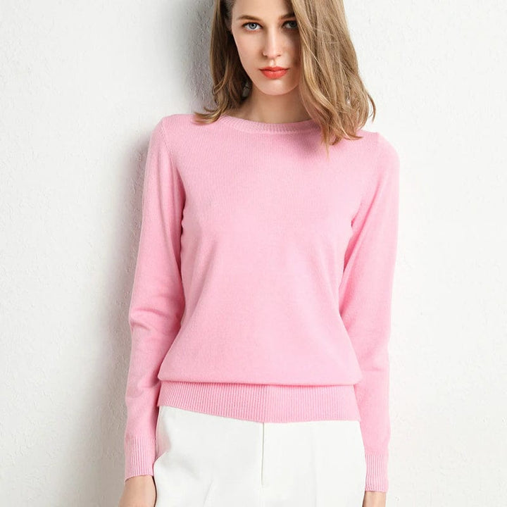 Langarm-Pullover Mit Rundhalsausschnitt - Katrin