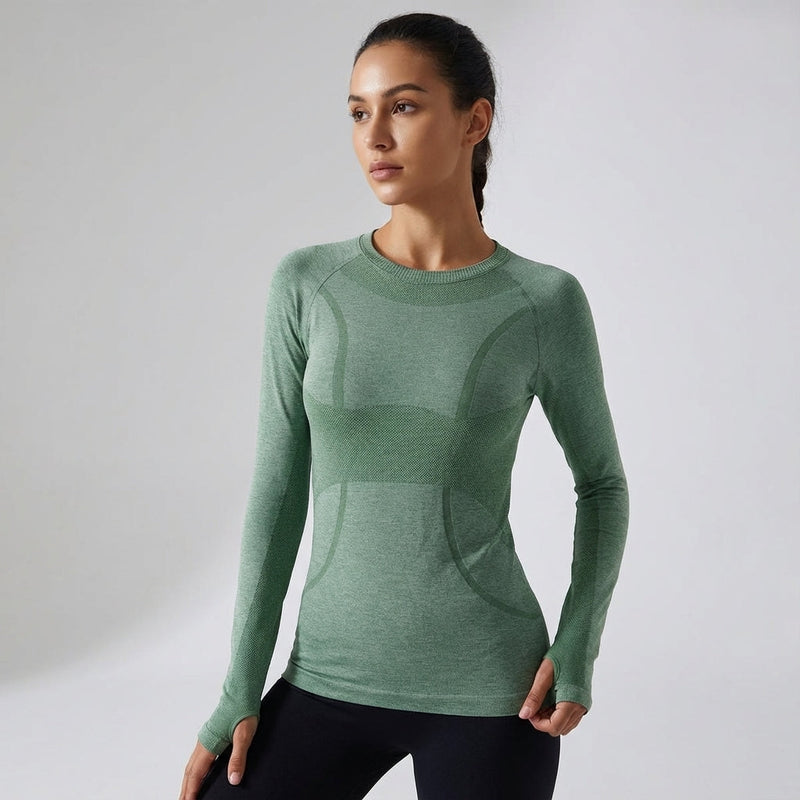 Langarm Laufshirt Regular Fit - Amelia