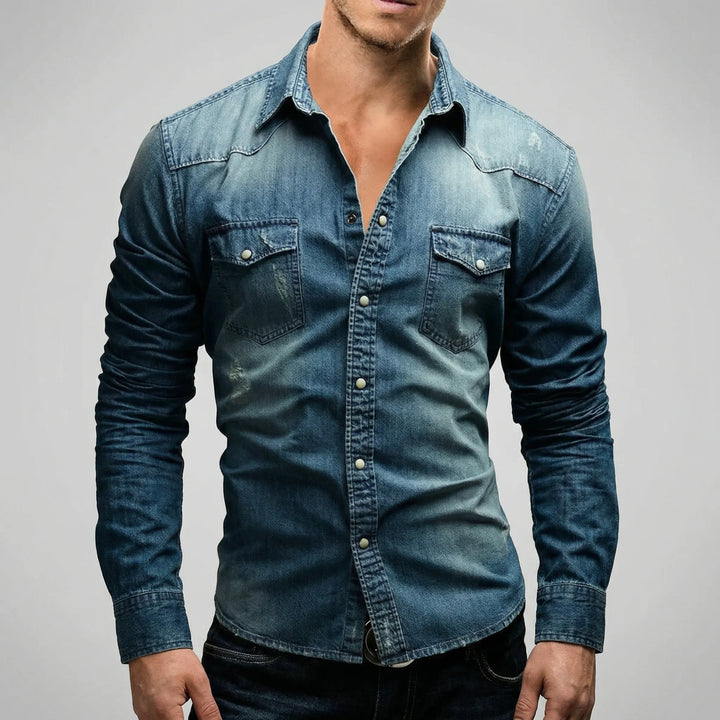 Langarmhemd Im Casual-Schnitt - Benno