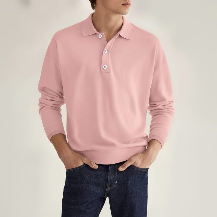 Langärmliges Poloshirt - Vincent
