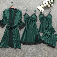 Luxe Satin Nightgown Set - Aurora