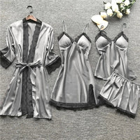 Luxe Satin Nightgown Set - Aurora