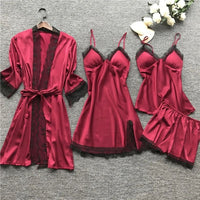 Luxe Satin Nightgown Set - Aurora
