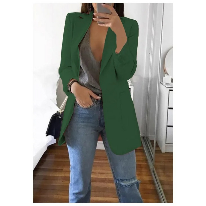 Trendy lang dameblazer - Valentina
