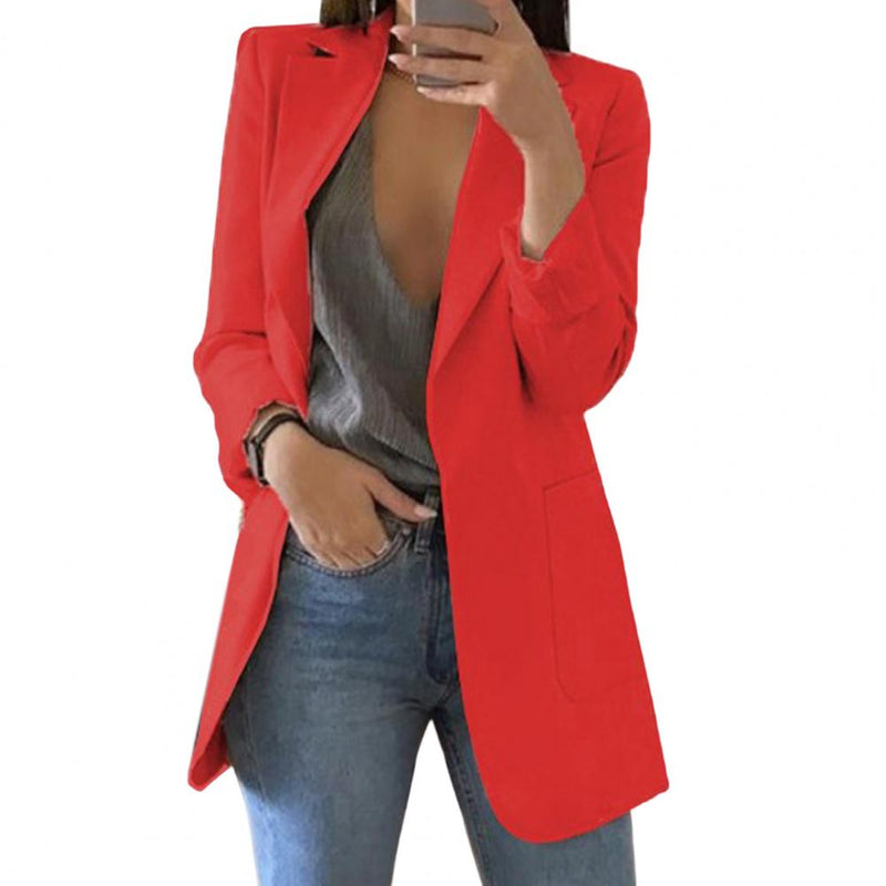 Autumn Women's Blazer – Marita in Pumpkin Orange