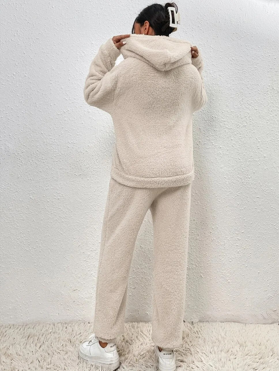 Langer Hoodie Mit Tasche -  Saskia