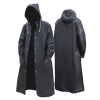 Long Waterproof Men's Raincoat with Hood – Titan