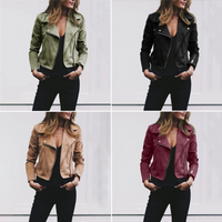 Women's Suede Biker Jacket – Noelia Autumn Edition