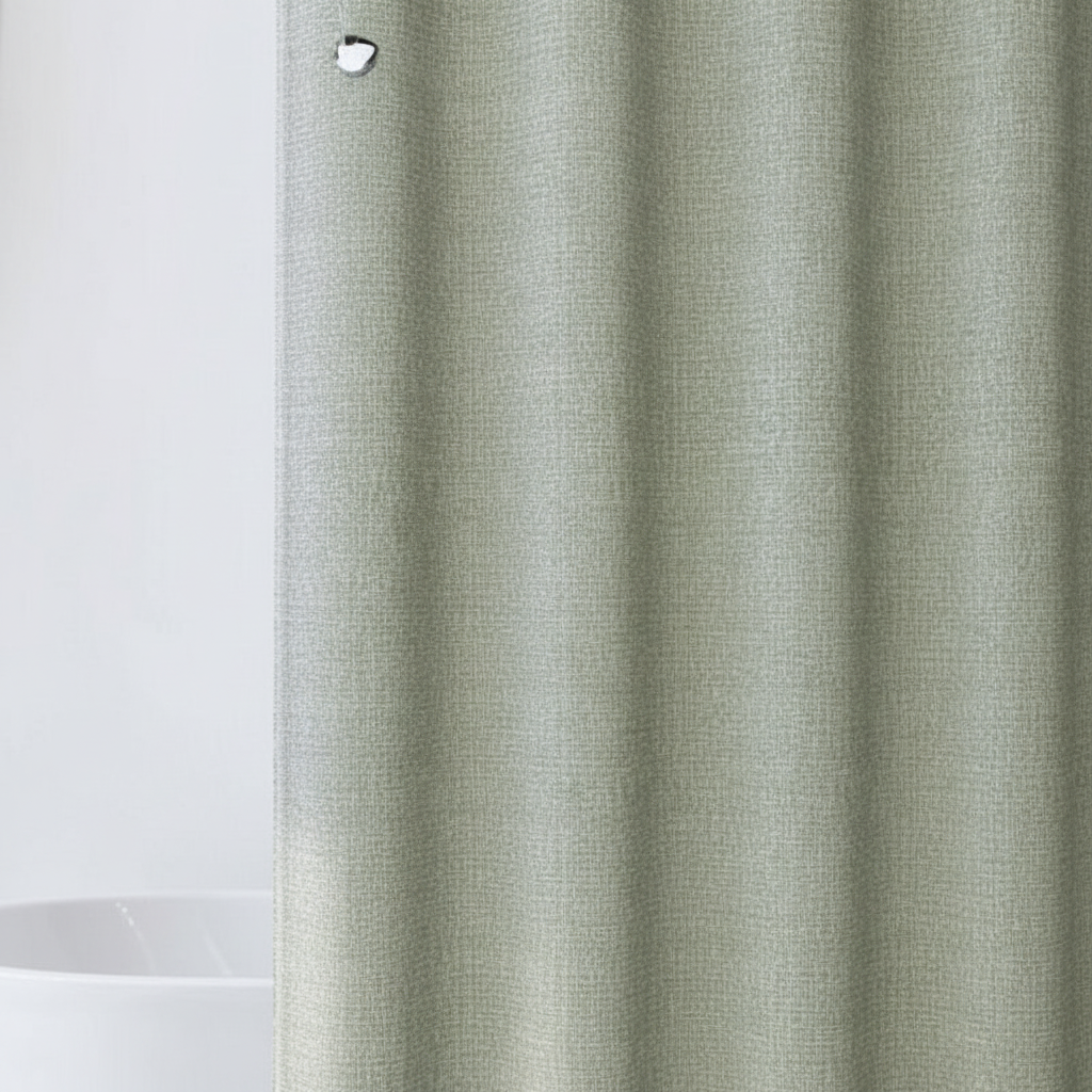 Leichter Polyester Duschvorhang - SereneCurtain