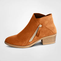 Fashionable ankle boots with zipper - ModiStep