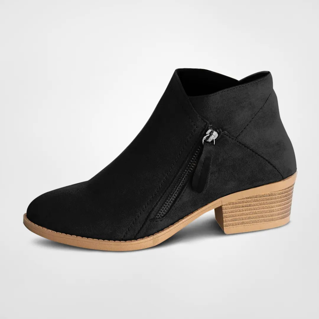 Fashionable ankle boots with zipper - ModiStep