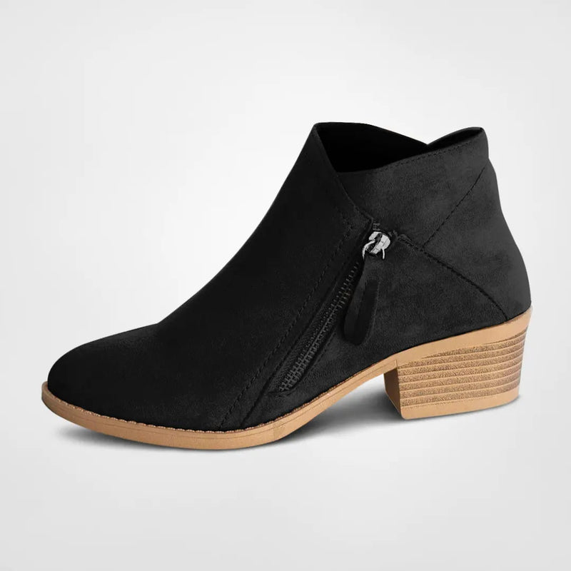 Fashionable ankle boots with zipper - ModiStep