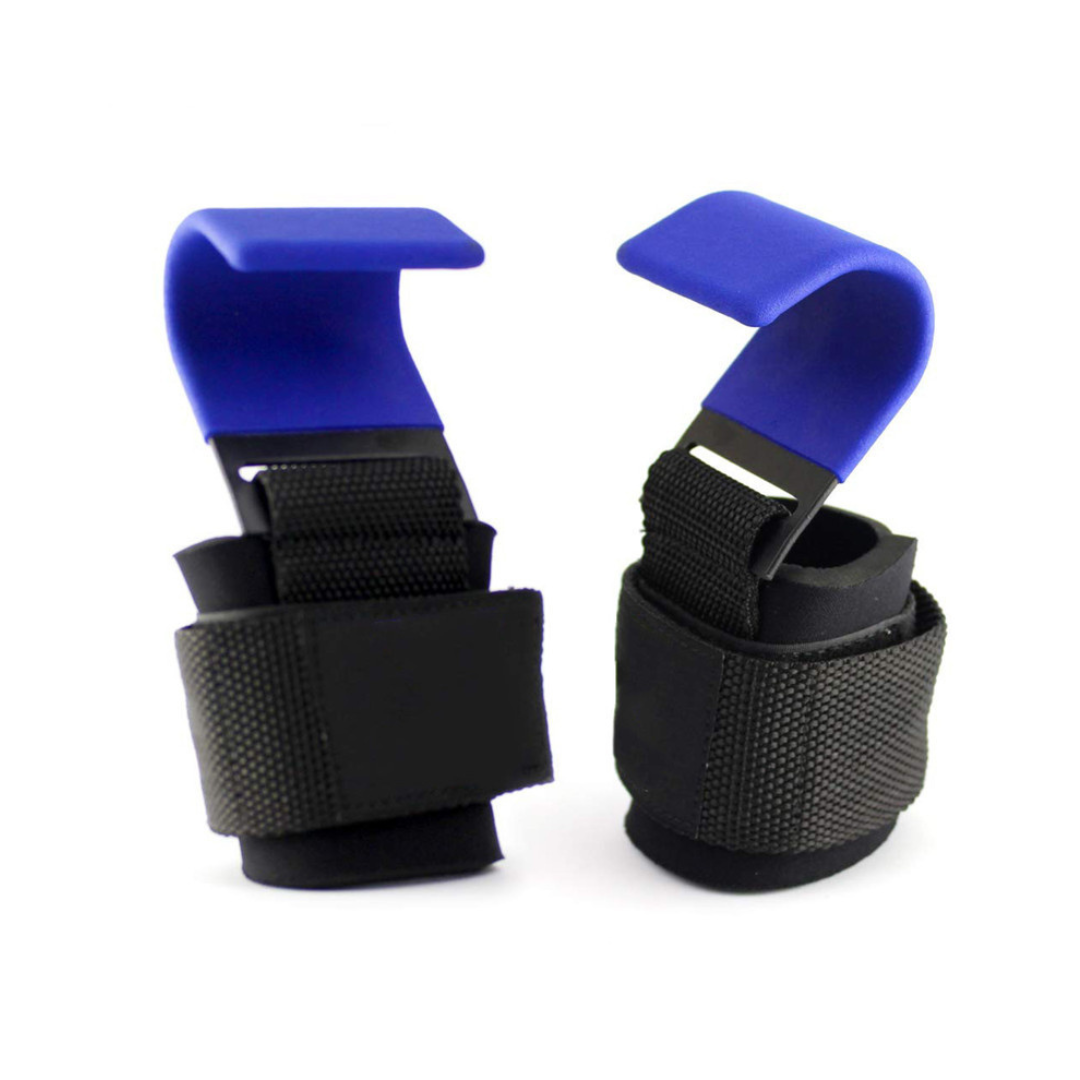 Ganchos de elevación con banda de muñeca ajustable - GripMax