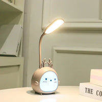 Børnelæselampe med øjenbeskyttelse og USB natlys - BrightBuddy