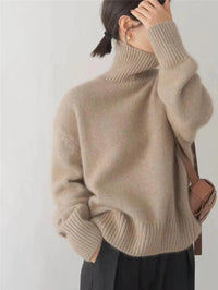 Cashmere Women's Turtleneck Sweater - Seraphina