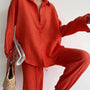 Damen Zomerset mit Luftiger Bluse und Weitem Hose – Noa