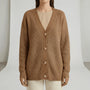 Locker Geschnittener Cardigan Mit Knopfleiste - Jamila