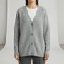 Locker Geschnittener Cardigan Mit Knopfleiste - Jamila