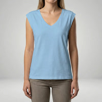 Lockeres V-Ausschnitt-Shirt - Nadine