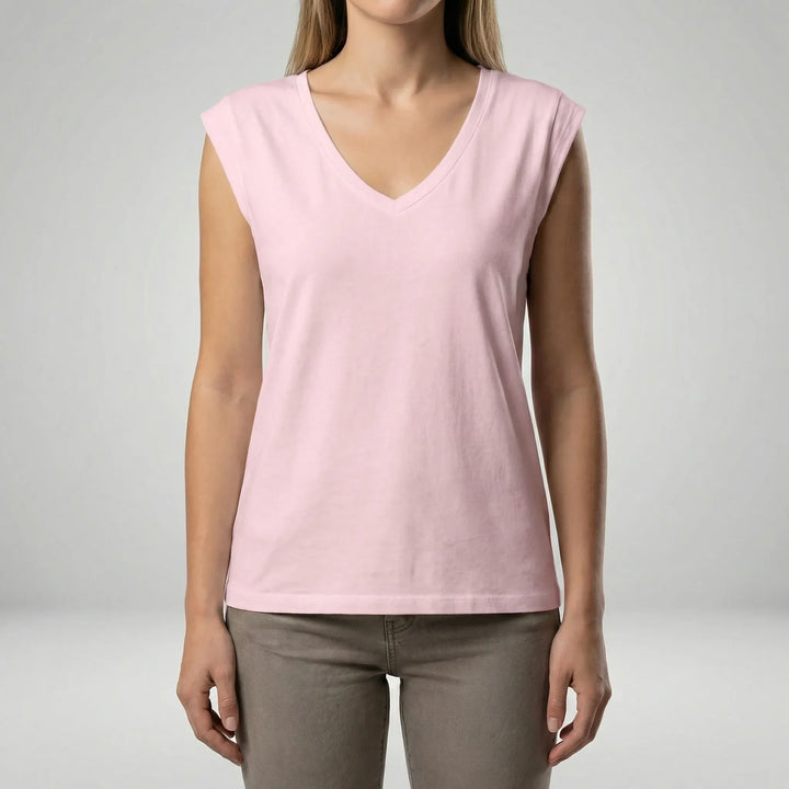 Lockeres V-Ausschnitt-Shirt - Nadine