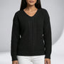 Lockergeschnittener Langarm-Pullover - Carla