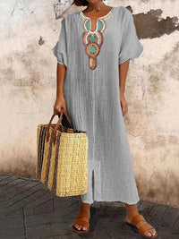 Maxi summer dress with straps – Amira