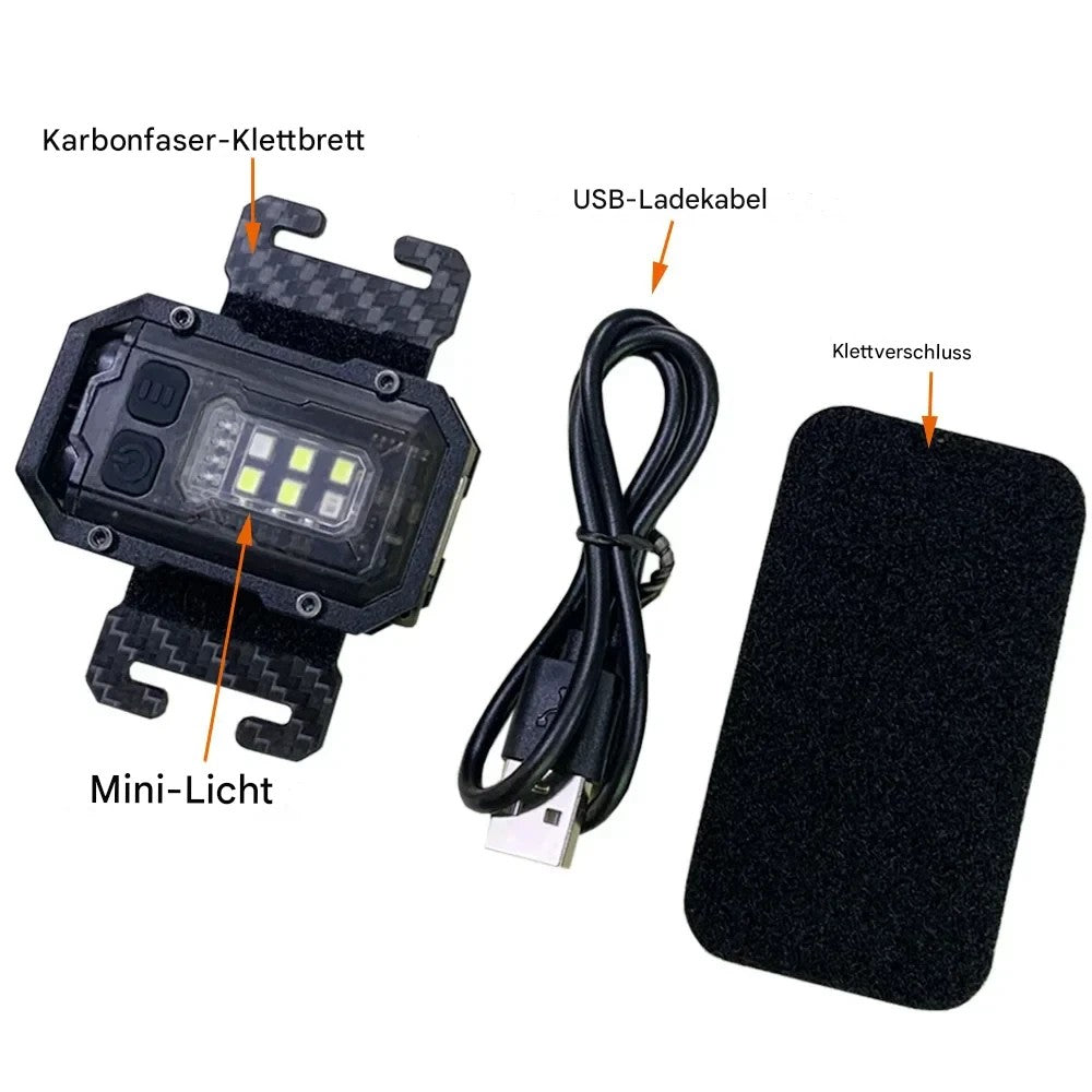 Taktische USB-wiederaufladbare Taschenlampe - LumiTac Mini