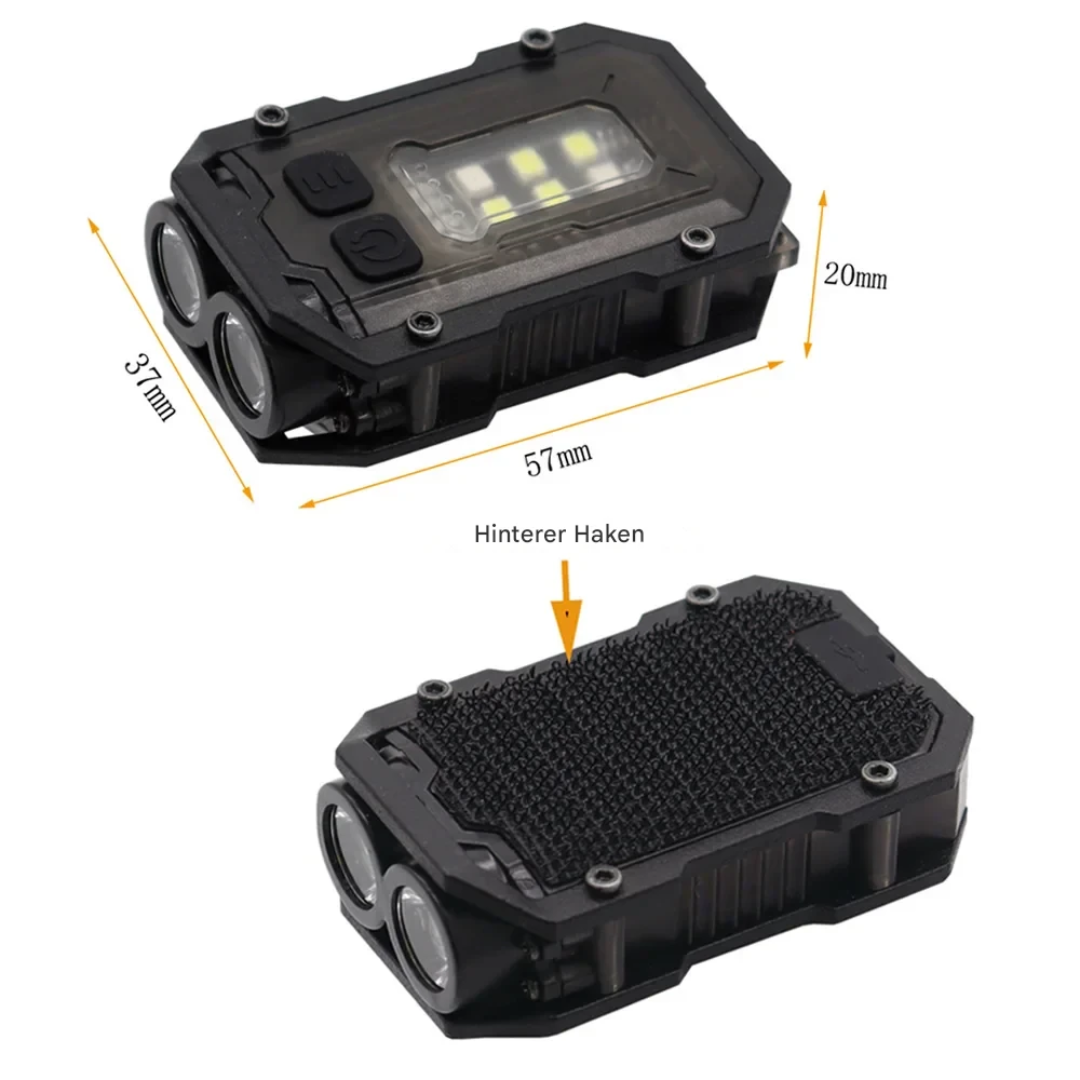 Taktische USB-wiederaufladbare Taschenlampe - LumiTac Mini