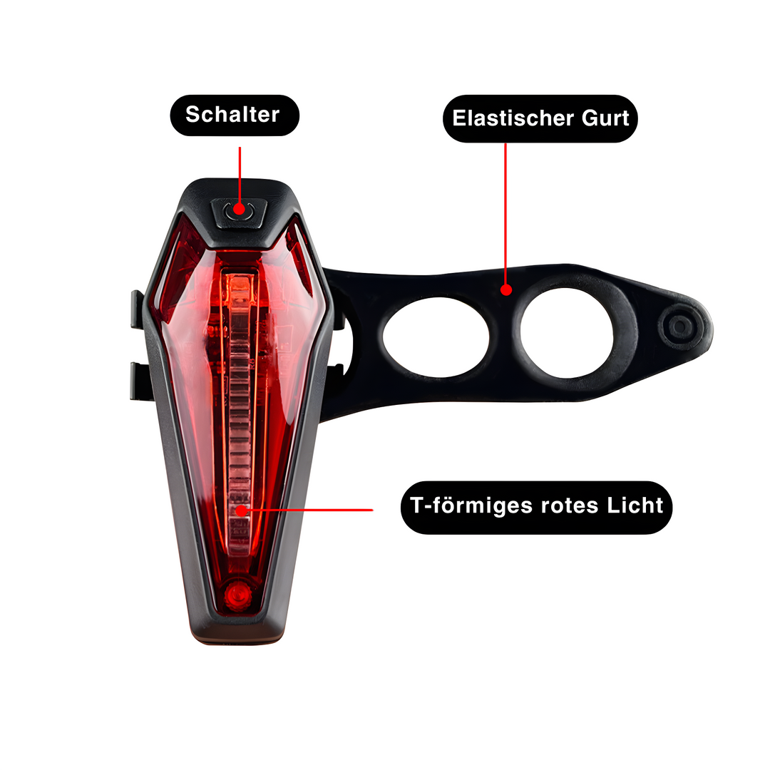 Luz trasera de seguridad para bicicleta - BrightSafe