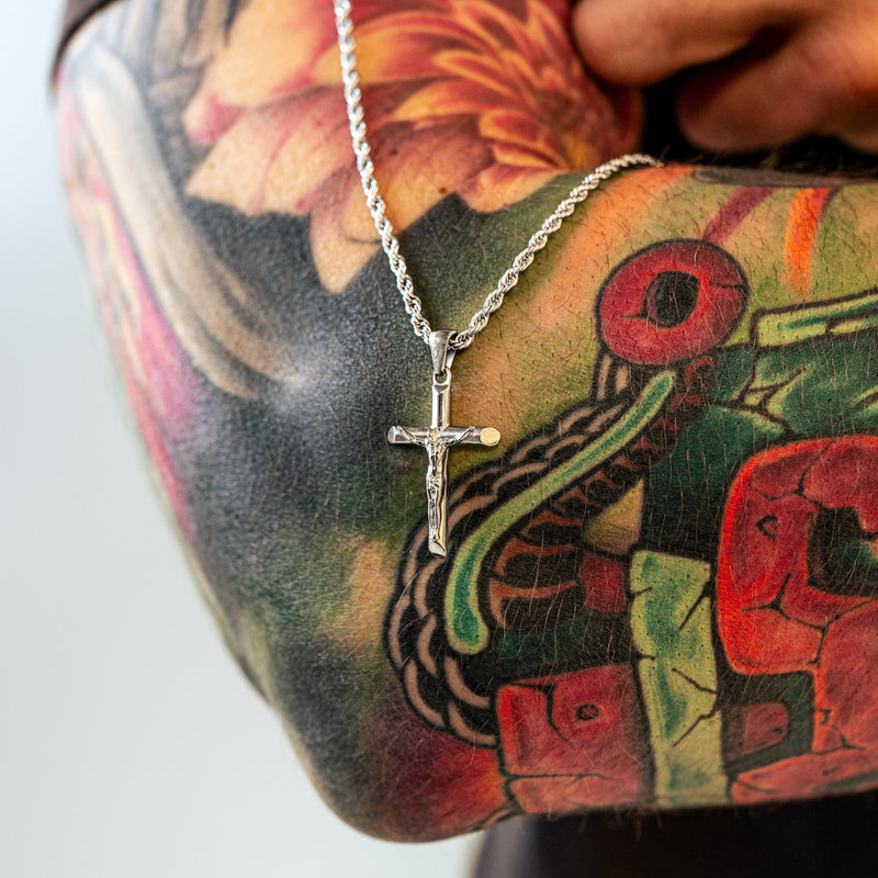 Men's Necklace with Cross - Salvator