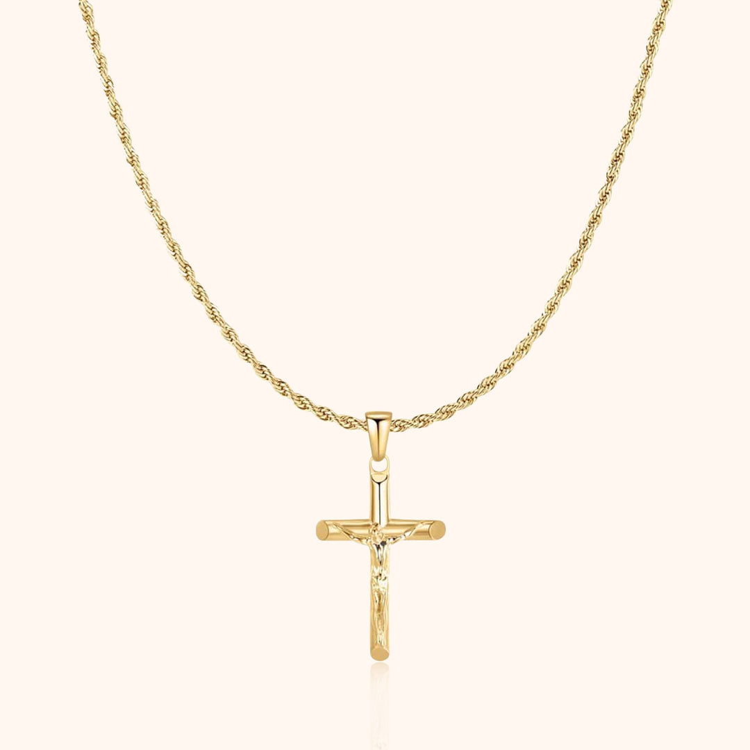 Men's Necklace with Cross - Salvator