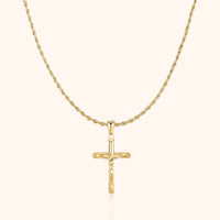 Men's Necklace with Cross - Salvator