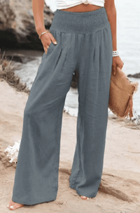Elegant Palazzo Pants with Boho Flair – Yasmin