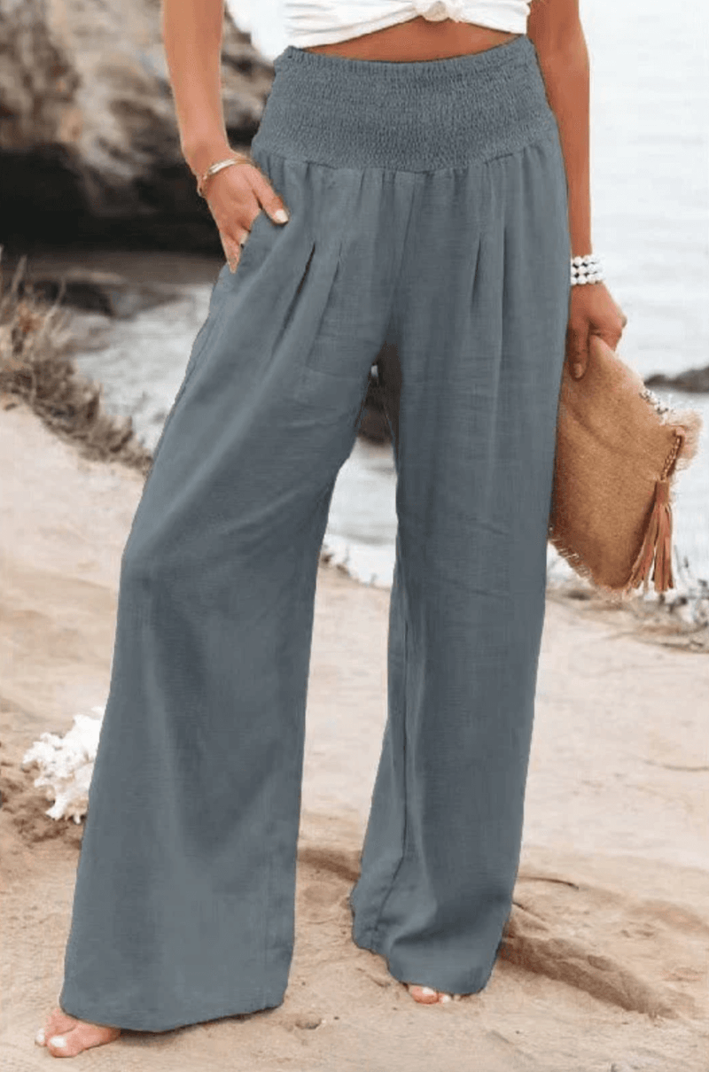 Elegant Palazzo Pants with Boho Flair – Yasmin