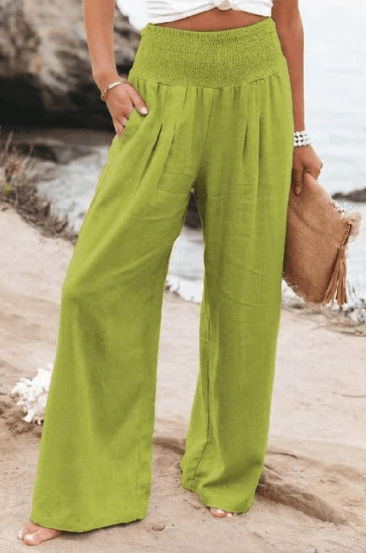Elegant Palazzo Pants with Boho Flair – Yasmin