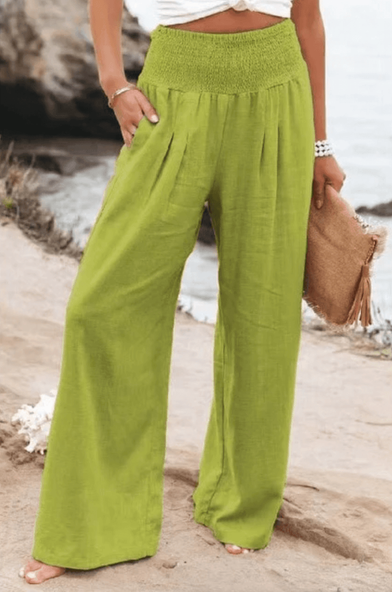 Elegant Palazzo Pants with Boho Flair – Yasmin