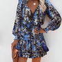 Fröhliches Sommerkleid mit Druck und Rüschen – Lina