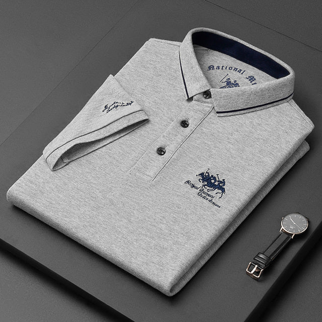 Trendy brodert polo - Henry