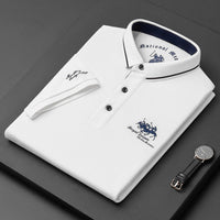 Trendy brodert polo - Henry