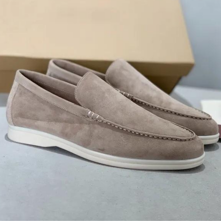 Luksuriøse herre loafers i semsket skinn - Arthur