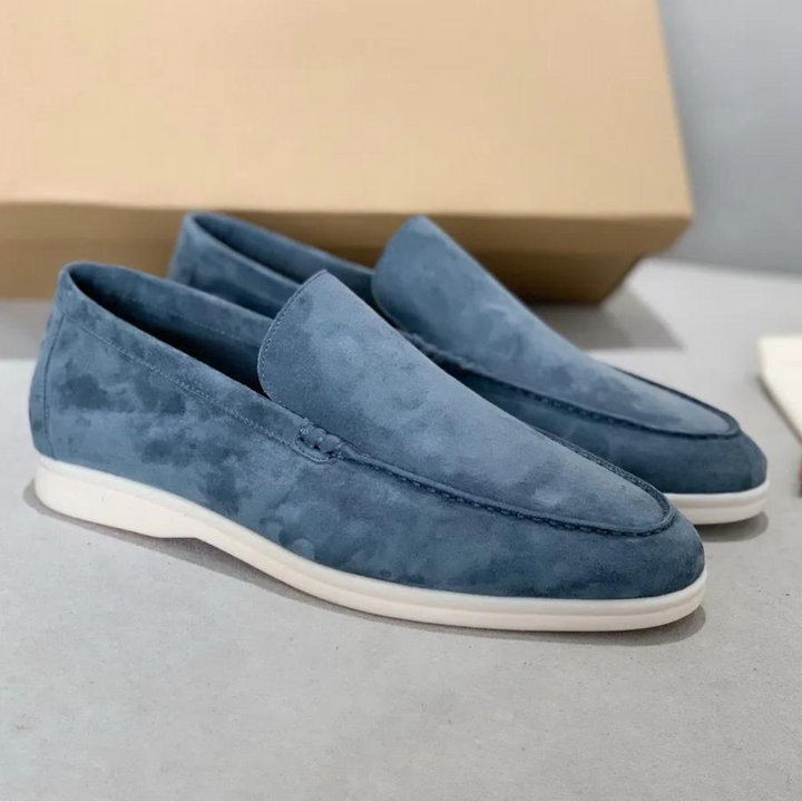Luksuriøse herre loafers i semsket skinn - Arthur