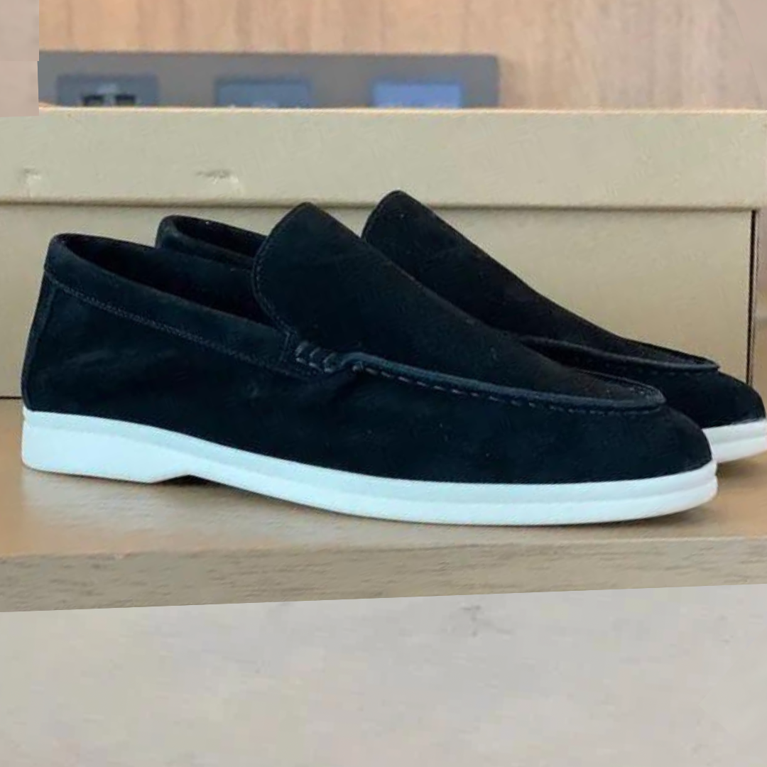 Luksuriøse herre loafers i semsket skinn - Arthur