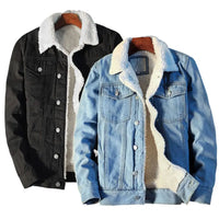Chaqueta vaquera para hombre con forro cálido de forro polar – Tobias