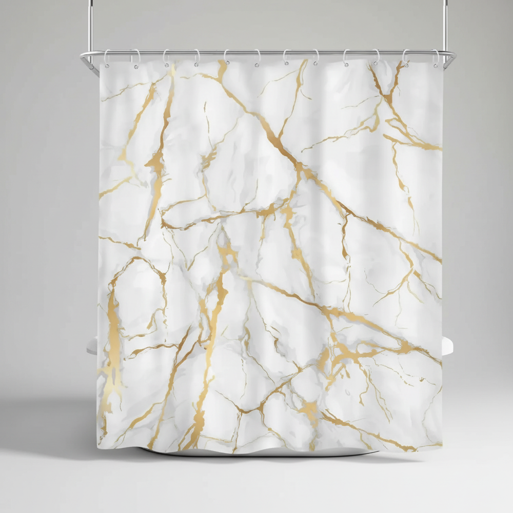 Marmor Muster Badezimmervorhang - MarbleLuxor
