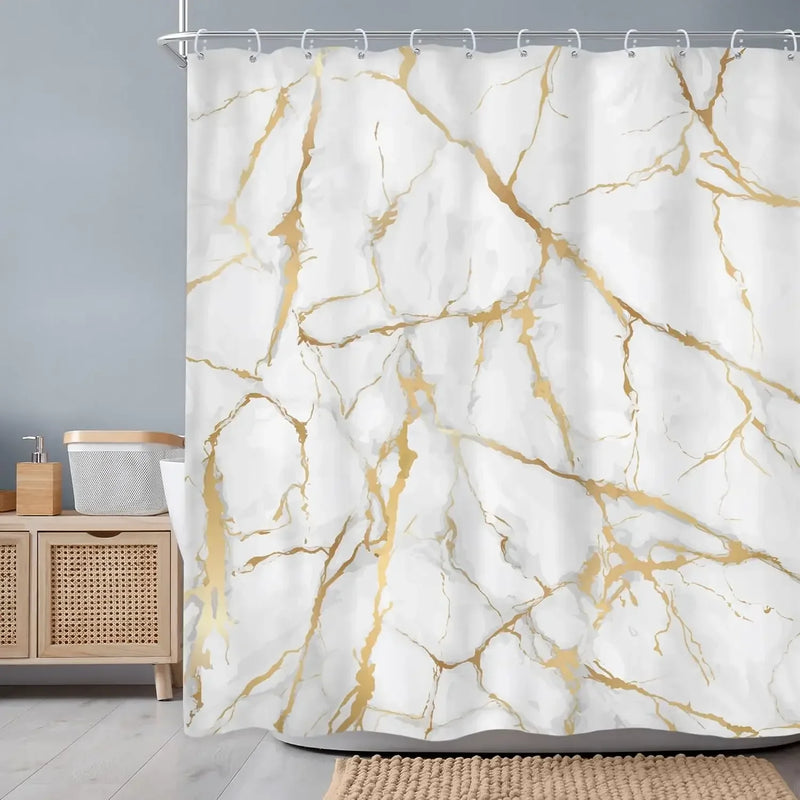 Marmor Muster Badezimmervorhang - MarbleLuxor
