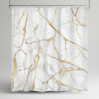 Marmor Muster Badezimmervorhang - MarbleLuxor