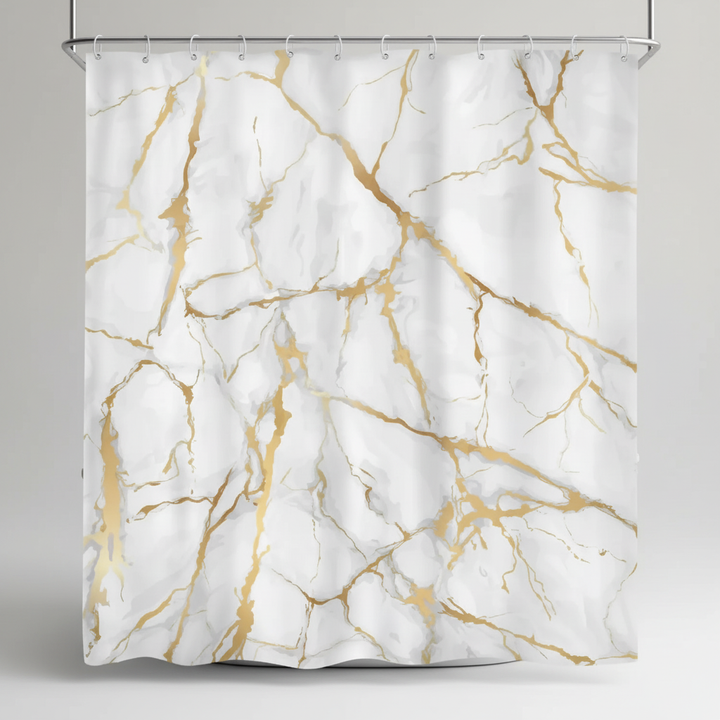 Marmor Muster Badezimmervorhang - MarbleLuxor