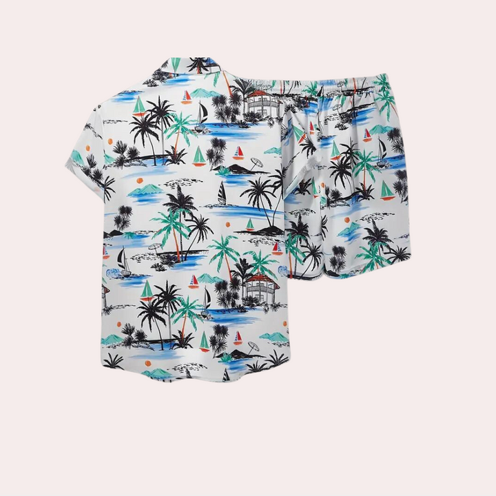 Casual Summer Two-Piece Set for Men – Breathable & Comfortable – Jonas