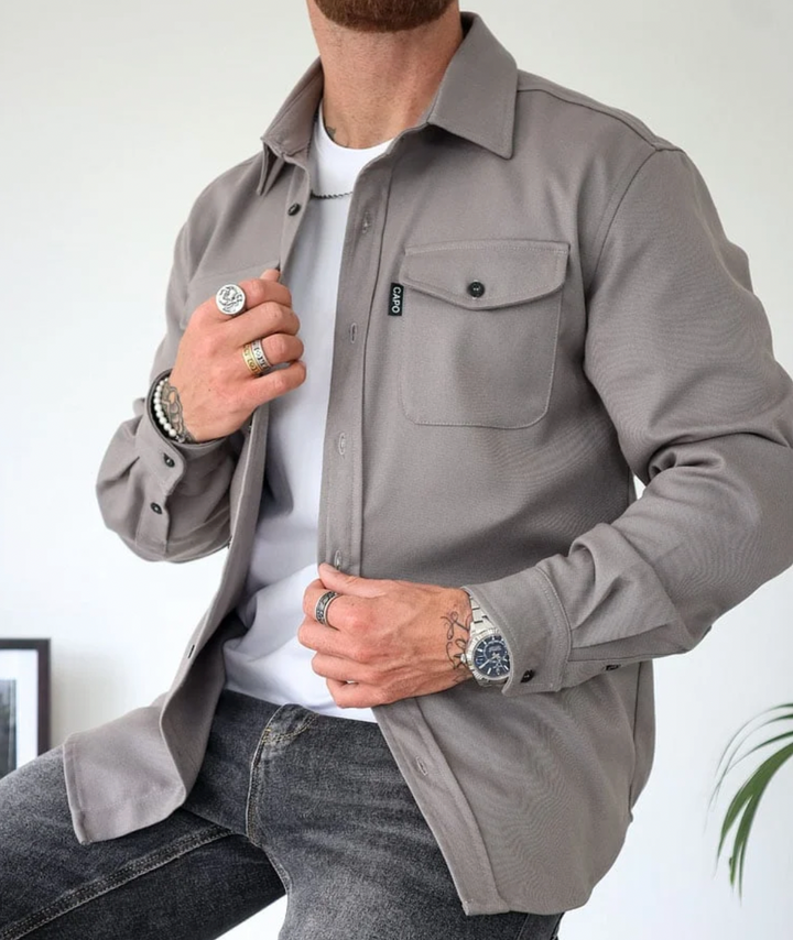 Trendy autumn shirt for men - Rocco