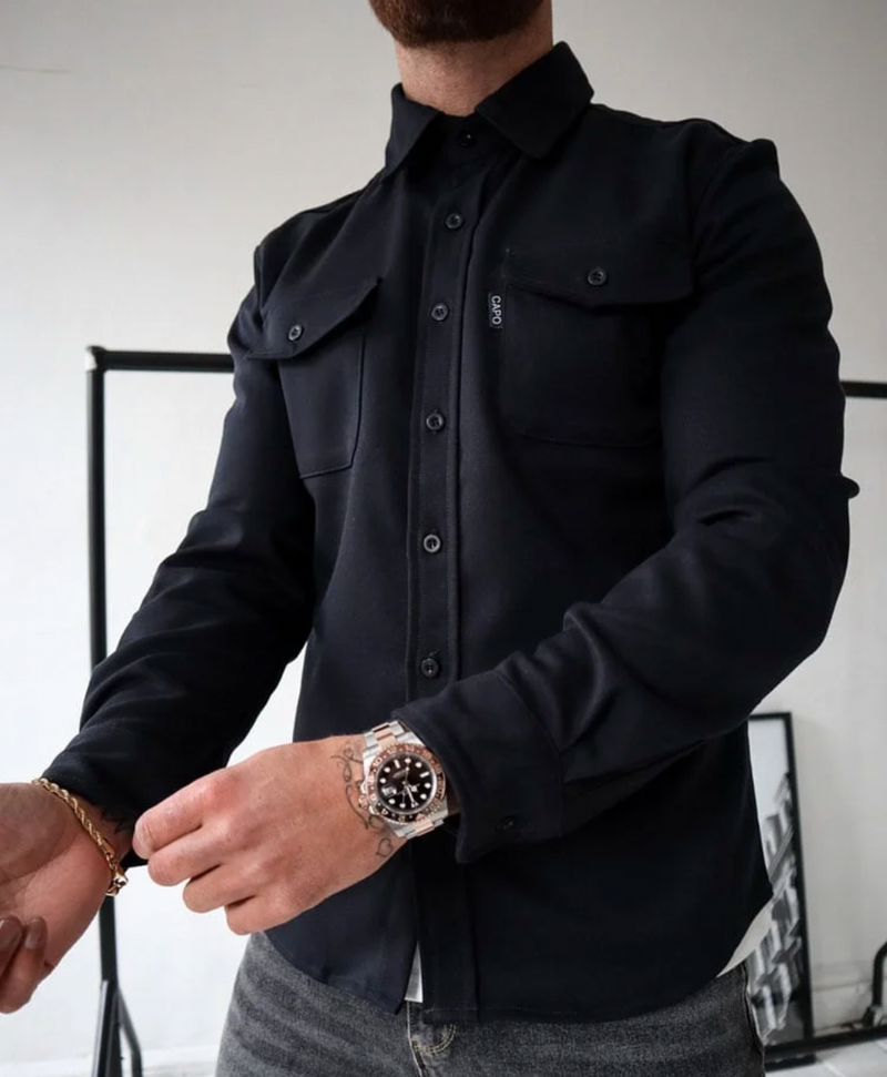 Trendy autumn shirt for men - Rocco